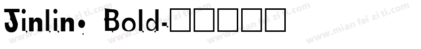 Jinling Bold字体转换